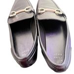 A New Day  Gold Chainlink Faux Leather Womens Loafers Size 8 Black Slip On Preppy Photo 6