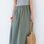 B:MING BY BEAMS Two Tone Midi Dress One Size Gray Size undefined Photo 0