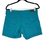 Levi's Signature by Levi Strauss Teal Mid-Rise Stretch Cuffed Chino Shorts Size 8 Photo 1