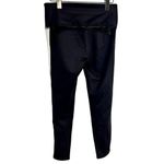 Noli Blk Womens Athletic Workout/Yoga Cropped Leggings w/ Wte Side Stripes Sz L Photo 5
