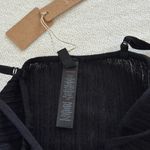 SKIMS Sheer Knit Cami Bodysuit in Onyx, Size X-Small Photo 7