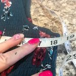 B 0G Collective XXL Green Floral Elastic Crop Top Pink Photo 6