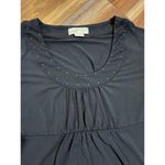 Michael Kors black baby doll womens dress Large Black Photo 3
