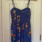 Urban Outfitters Band of Gypsy’s Blue Floral Bustier Sundress Photo 1