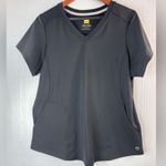WonderWink  L Scrub Tunic Modern Fit Like New Top - NWOT in Black Photo 0
