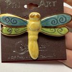 Dragonfly Ceramic Insect Brooch Pin Pin Art Spoontiques Green Photo 4