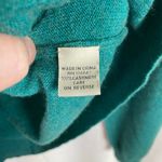 Kinross Cashmere Teal Green Turtleneck Long Sleeve Cashmere Sweater Sz.XL Photo 8