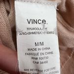 Vince  Sweater Wool Cashmere Ombre Blush Beige Dip Dye Womens Medium Photo 3
