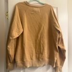 American Eagle  Funday Graphic Happiest Here Smiley Tan Sweatshirt - size XL Photo 6