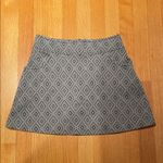 Joe Benbasset  Diamond Patterned Black and Gray A-Line Skirt Size Small Photo 0