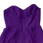 Jim Hjelm Occasions  Dress Size 10 Purple Chiffon Strapless Semi Formal NWT Photo 3