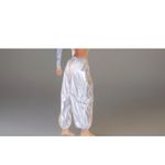 Urban Outfitters UO Jana Metallic Balloon Cargo Pant Women’s Small Silver Photo 10