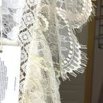 Foxiedox  mini lace dress Cream Ivory White M Sleeveless Lightweight Retro Photo 11