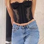 Urban Outfitters Out from Under Modern Love Corset Top Black Photo 9