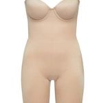 Spanx [] Beige Suit Your Fancy Strapless Cupped Mid Thigh Bodysuit Shapewear XL Photo 0