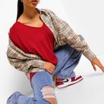 Boohoo OVERSIZED BOYFRIEND V NECK T-SHIRT Photo 2