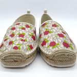 Michael Kors Logo Floral Lenny Slip On Espadrilles Photo 8