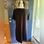 Kasper Classic Black scalloped Midi Dress size 12 NWT Photo 10