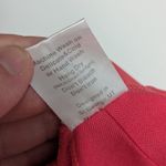 Janela Bay Thick Strap Tankini Top Swim Swimwear Bikini Short Sleeve Neon Melon Pink Size M Photo 4