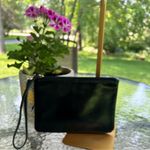 Victoria's Secret NWOT Black Red Silver Sequin Clutch Wristlet Photo 2