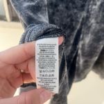 Free People  Doran Velvet Grey Short Sleeve Tunic Top Oversized Size Small Photo 13