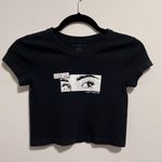 Brandy Melville  Crop Top Graphic Tee Women’s One Size T-Shirt EUC Photo 0