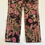 Anthropologie Chino x Relaxed Floral Printed Side Stripe Chino Ankle Pants 26 Photo 7