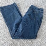 Venus  Wide Leg Distressed Hole Knees Jeans Size 10 Button Fly Photo 2