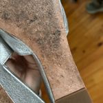 Loeffler Randall ☀️3/$25  Tilly Slide Silver Size 8 wedge Photo 3