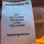 Hansen & Gretel Mood Ring Asymmetric Floral Print Dresss Size XL. #92 Photo 14