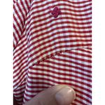Alexis Alzena Red White Gingham Embroidered Wrap Mini Dress Size XS Photo 11