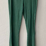 PacSun  PAC Ribbed Faded Acid Wash Green twisted low rise ribbed flare legging Photo 0