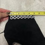 Caparros  Black Suede Rhinestone Elle Ankle Booties Photo 8