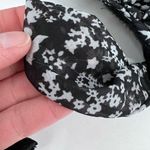 Laundry by Design  Packable‎ Wide Brim Visor Hat Black Floral Trim Travel NWT Photo 4