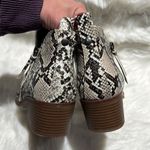 MIA  Snakeskin Pointed Toe Short Heel Ankle Bootie Boots Size 8.  B67 Photo 6