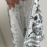 Madewell Embroidered Deep V-Neck Midi Dress in Bandana Size: L, NWT Photo 4