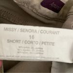 Gloria Vanderbilt  Taupe Amanda Wide Leg Mid Rise Curvy Womens Jeans Sz 16 Photo 9