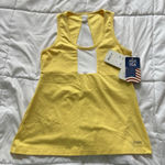 Vintage NWT Womens Size Medium Tennis Golf Tank Top Yellow Outdoor Activewear Photo 0