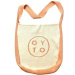 GYTO Smiley Face Knit Crossbody Shoulder Tote Bag Orange Photo 2