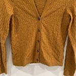 Madewell  Malvern Slim Cardigan Sweater in Antique Gold Size XS EUC Photo 3