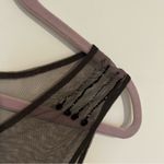 Free People  Black Sheer Beaded Sleeveless Tunic Top Mini Dress Size Small Photo 3