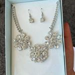 k&m accessory statement necklace + earrings set Silver Photo 0