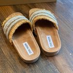 Steve Madden Beige Beaded Fringe Sandals Photo 3