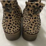 blowfish Vegan Ankle Boots Size 6.5 Leopard Print Photo 6