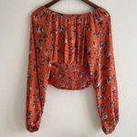 Free People Final Rose Blouse In Rust Combo Size XS NWT $98 Photo 7