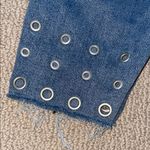 Rock & Republic Blue Skinny Jeans with Eyelet Detail Photo 13