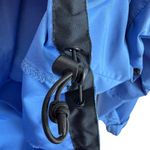 Royal Robbins  Blue Half Zip Hooded Lightweight Packable Windbreaker Jacket Sz SP Photo 4