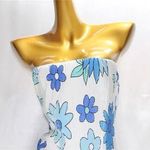 Princess Polly Blue/White Marlow Floral Strapless Mini Dress Photo 5