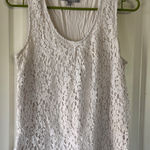 Daniel Rainn  White Lace Tank Top / M26 Photo 0
