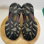 Keen  Women 7 Brown Purple Detroit Low Steel Toe Shoe Work Safety Utility Leather Photo 7